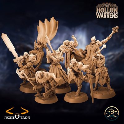 Warforged - 32mm Scale - The Hollow Warrens