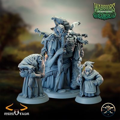 The Three Hags - 32mm Scale - Wabbiors Against the Curse