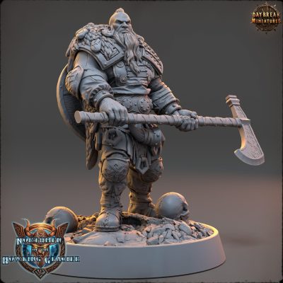 Erik the Great - Northmen of the Howling Glacier (32mm miniature/54mm miniature) - Daybreak Miniatures
