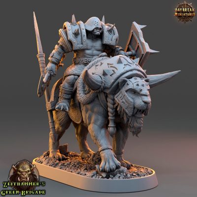 Honzo Juul on Cutter Cat - Zeithammer’s Green Brigade (32mm/54mm) - Daybreak Miniatures